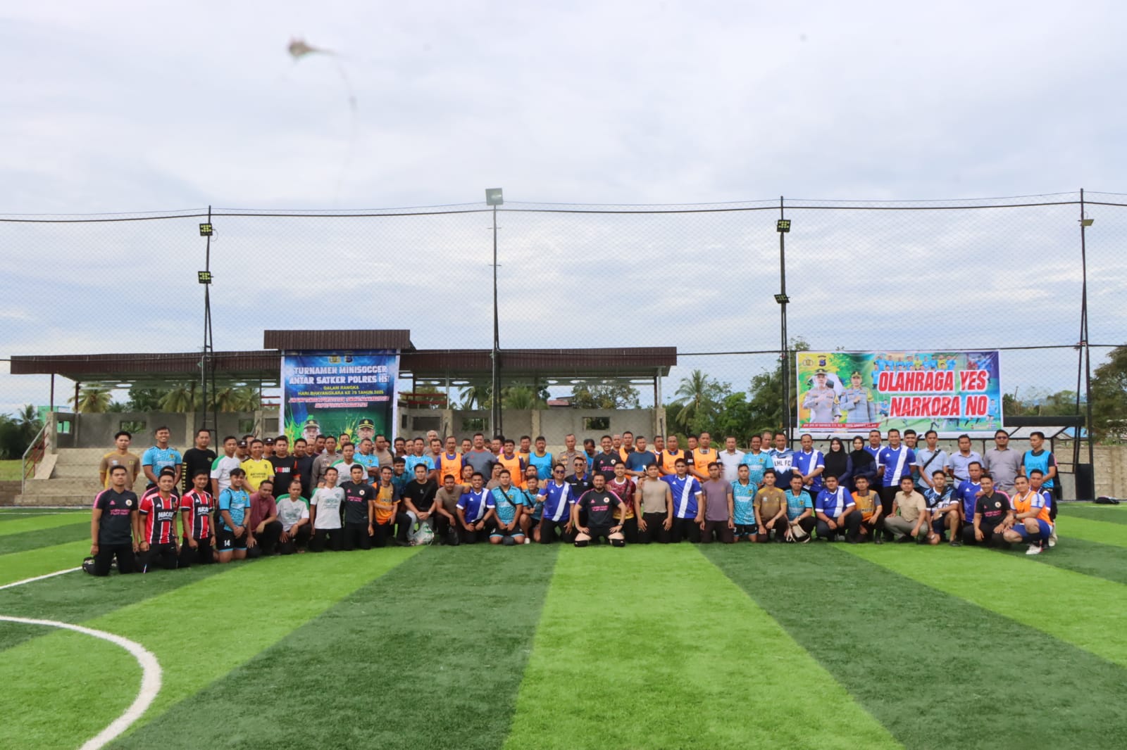 HUT Bhayangkara ke-79 Tahun 2025, Polres HST Adakan Turnamen Minisoccer antar Satuan Kerja Polres HST