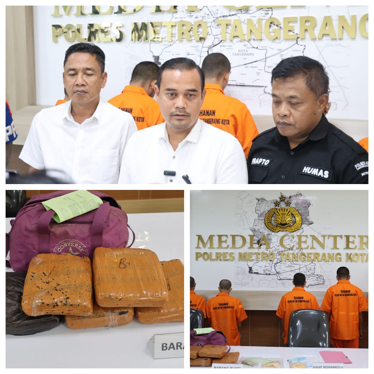 Satresnarkoba Polres Metro Tangerang Kota Amankan 3 Pelaku Pengedar  Obat Keras Tanpa Ijin
