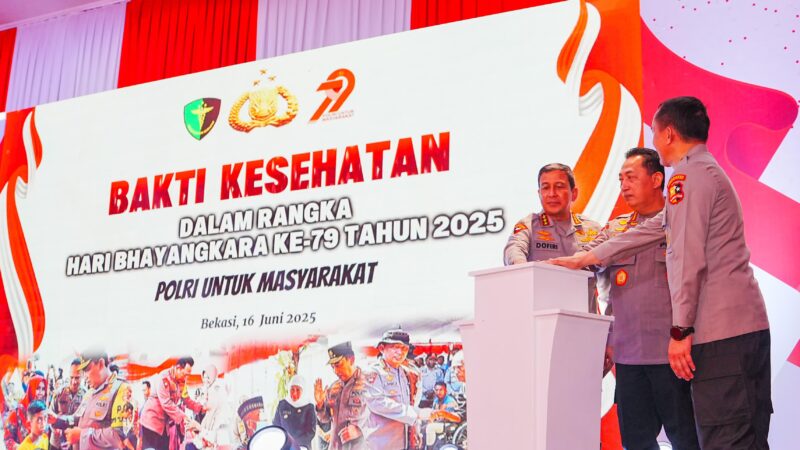 Kapolri Hadiri Puncak Bakti Kesehatan Jelang Hut ke-79 Bhayangkara, Diikuti Ratusan Ribu Peserta