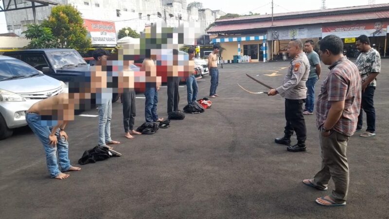 Polres Metro Tangerang Kota Amankan 11 Remaja Diduga Hendak Tawuran di Tangerang, Sajam dan Motor Disita