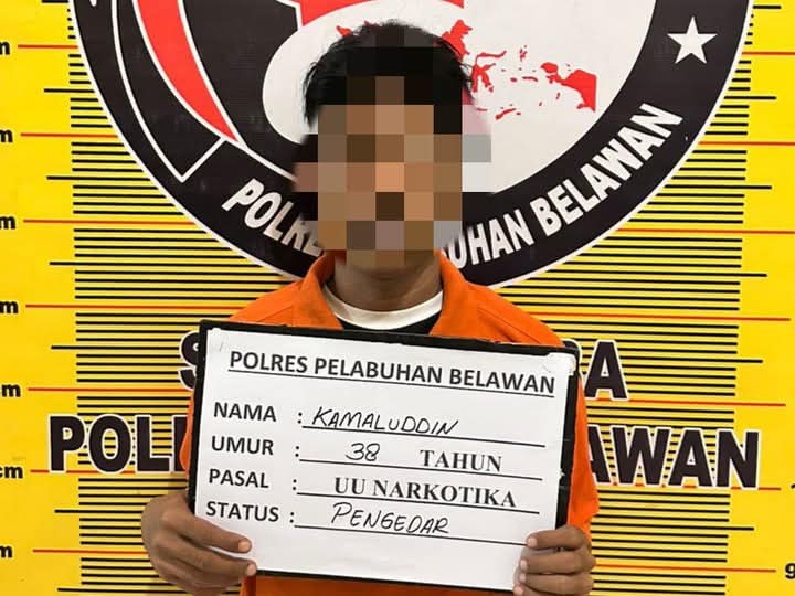 Pengedar Shabu Ditangkap Sat Narkoba Polres Pelabuhan Belawan Di Atas Benteng Sungai Deli