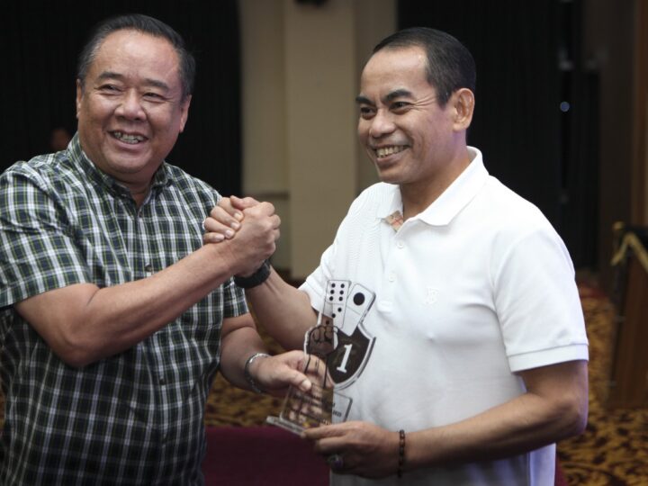 Tampil Kompak, Duet Kapolda Sumsel-Danrem 044/Gapo Kuasai Turnamen Gaple Forkopimda Plus