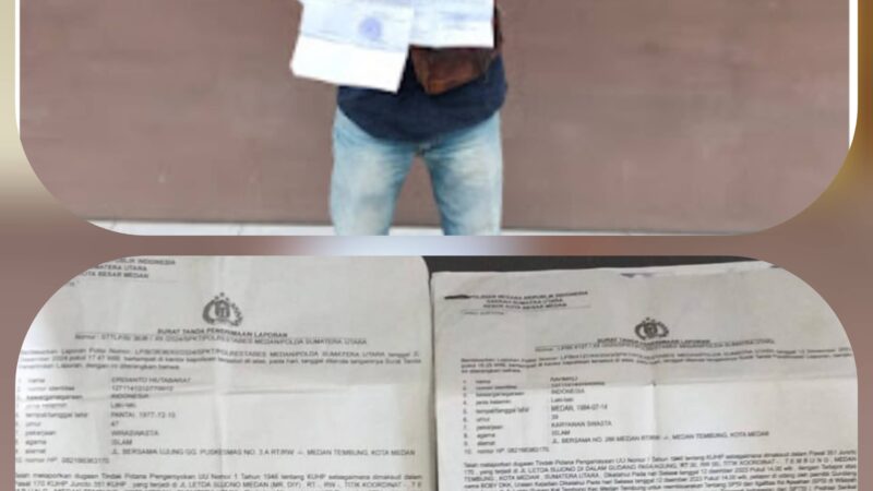 7 Bulan Laporan Pengeroyokan Ngedap di Polsek Medan Tembung, Terlapor Eko Cs Masih Bebas Berkeliaran 