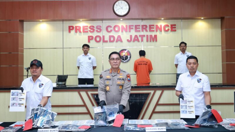 Polda Jatim Berhasil Ungkap Manipulasi Data Modus MBG, Tersangka Asal Nganjuk Diamankan