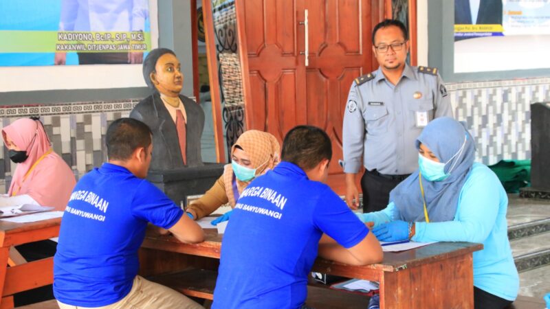 Lapas Banyuwangi Intensifkan Mobile VCT bagi Warga Binaan untuk Deteksi dan Cegah Adanya Penularan HIV