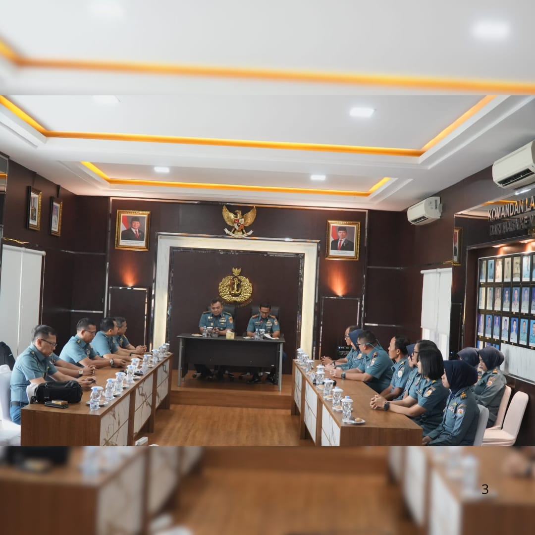 LANAL Palembang Menerima Tim Audit Kinerja Inspektorat Koarmada RI