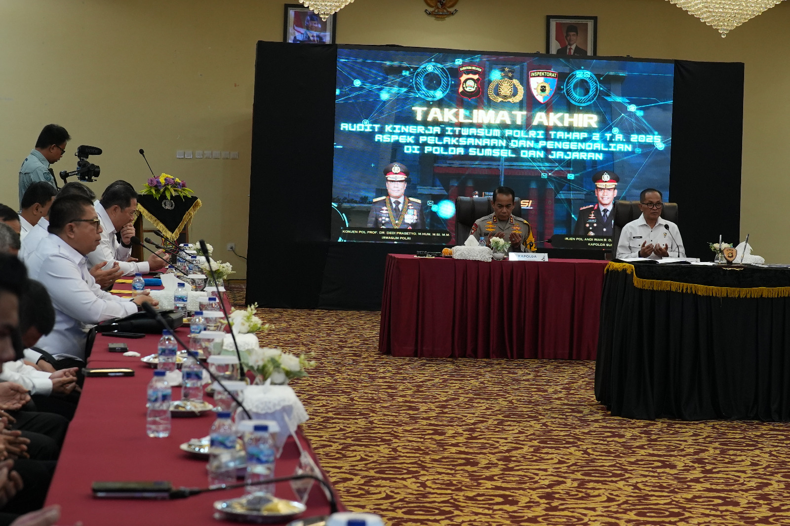 Polda Sumsel Gelar Taklimat Akhir Itwasum Polri Tahun 2025