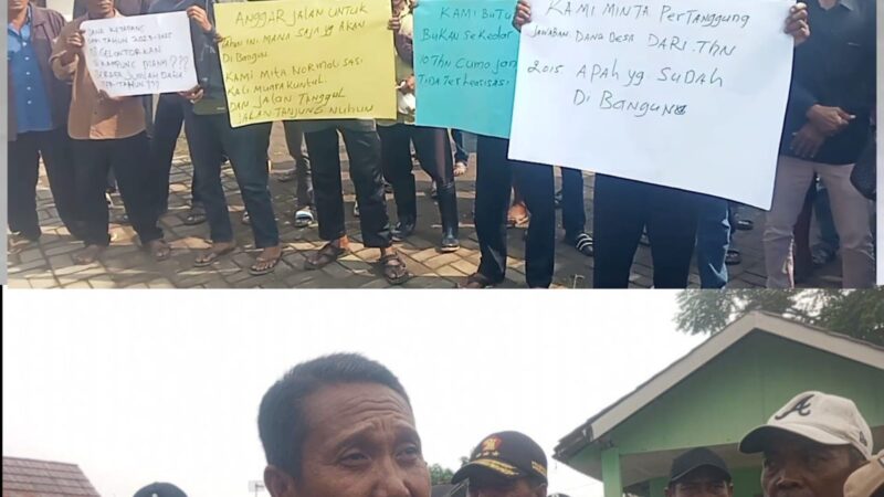 Dinilai Tidak Transparan Penggunaan Dana Desa Tahun 2023 dan 2024,Warga Unjuk Rasa Datangi Kantor Desa Pantai Sederhana 