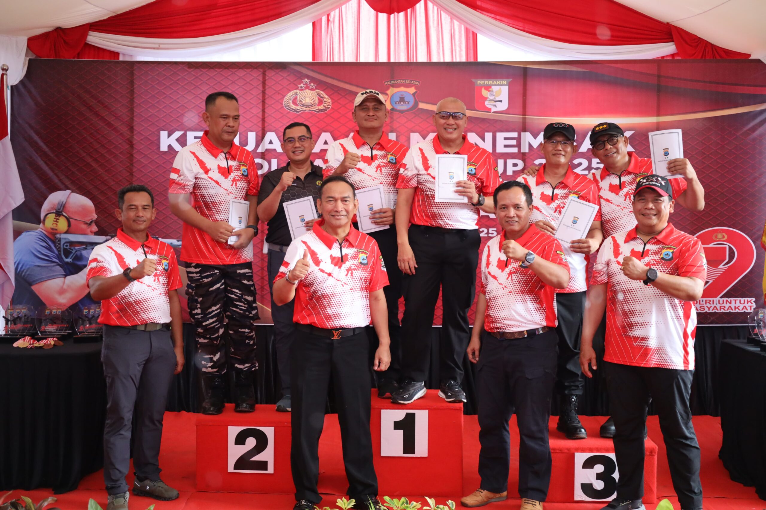 Sambut HUT Bhayangkara ke -79 Polda Kalsel,Gelar Kejuaraan Menembak Kapolda Kalsel Cup 2025