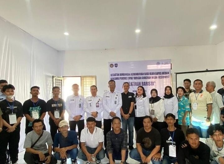Wujudkan Reintegrasi Positif, Kakanwil Ditjenpas Sumut Hadiri Kegiatan Bimbingan Kemandirian Klien Pemasyarakatan di Griya Abhipraya “Kedan Kita”