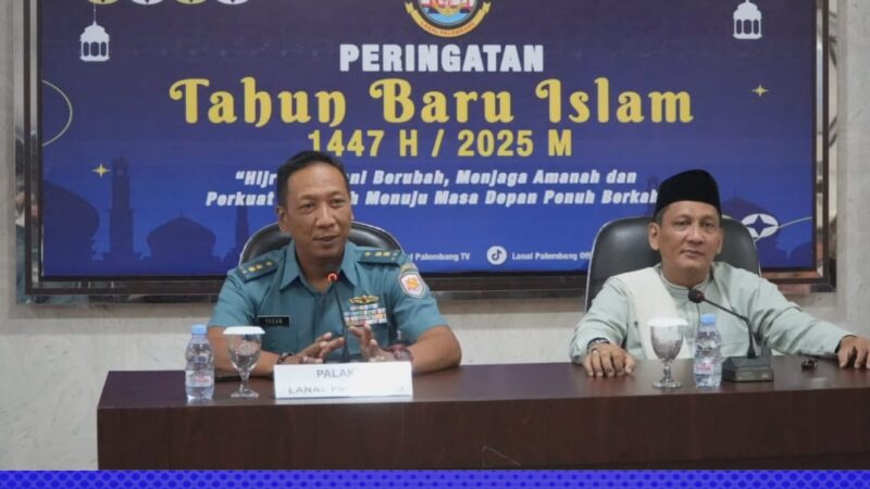 Lanal Palembang Peringati Tahun Baru Islam 1447 H,Perkuat Iman dan Kebangsaan