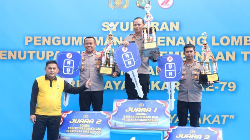 Polres Metro Tangerang Kota Raih 4 Juara pada Perlombaan Momen Hari Bhayangkara ke-79 di Polda Metro Jaya