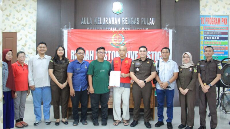 Mulianya Hati Korban Memaafkan Para Tersangka, Kejati Sumut Selesaikan 6 Perkara Dengan Humanis