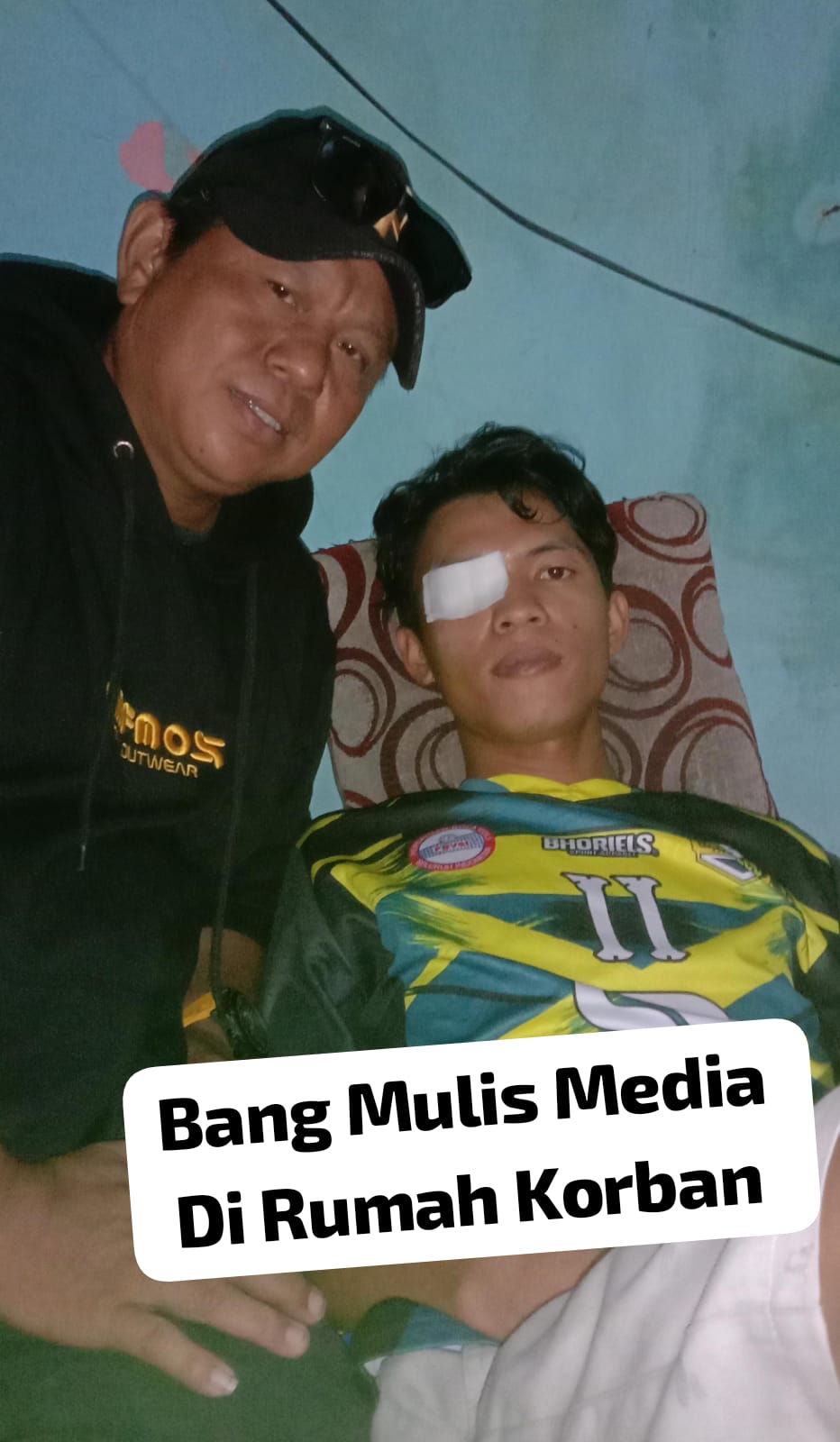Bang Mulis Media Kunjungi Bayu Fadilah, Korban Dugaan Malpraktik RSUD Cabangbungin Bekasi