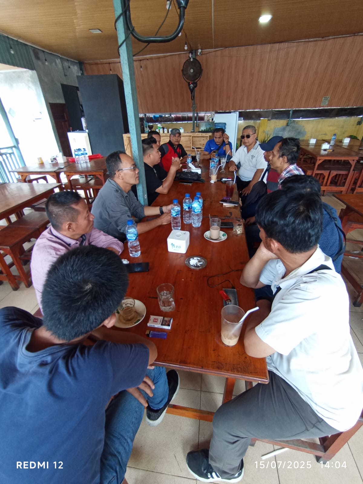 Tison Sembiring Gelar Raker Bulanan, Guna Tingkatkan Program Kerja Forum Wartawan Tuntungan 