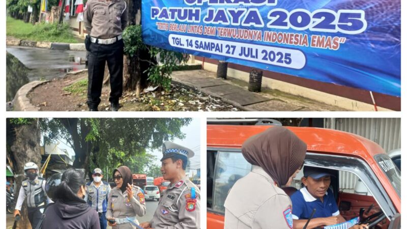 Polsek Bantargebang Berikan Edukasi Lalu Lintas Secara Humanis di Jalan  Raya Narogong 