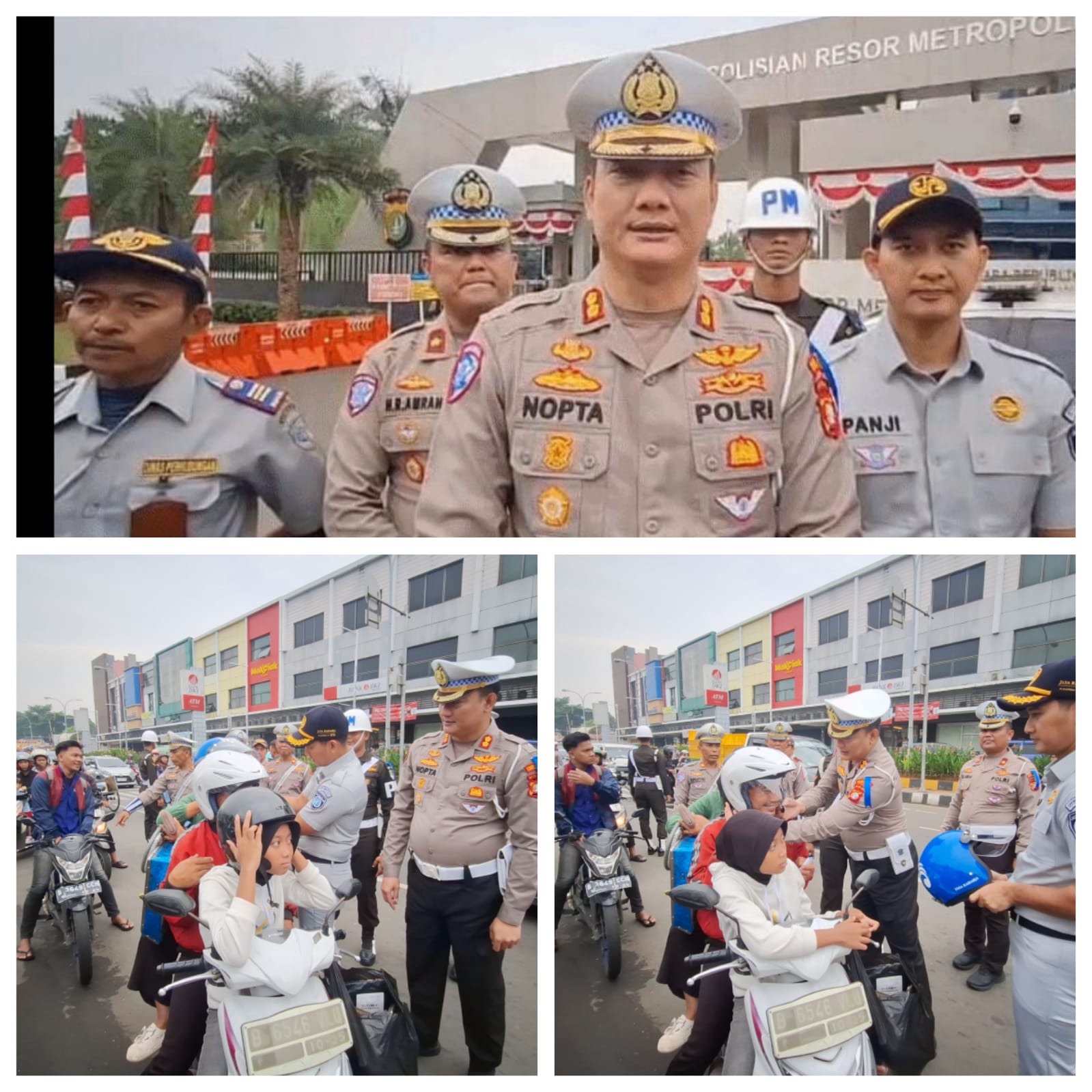 Satlantas Polres Metro Tangerang Kota Canangkan 5 Ruas Jalan Arteri Sebagai Kawasan Bebas Macet