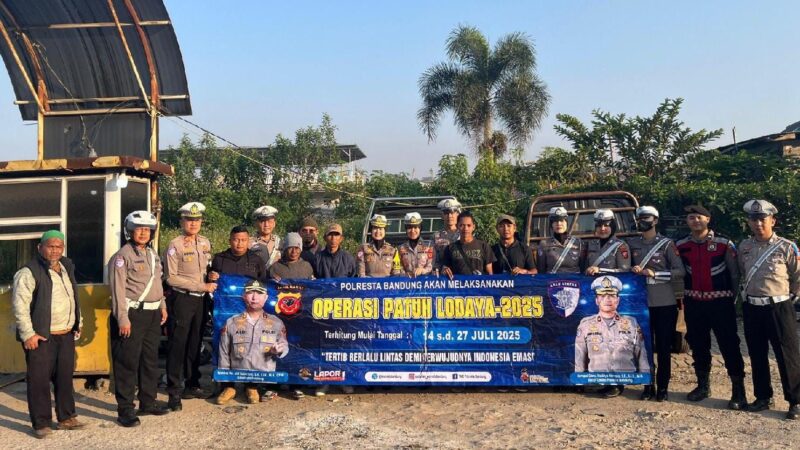 Polda Jabar Gelar OPS Patuh Lodaya 2025 di Sepanjang Jalan Cileunyi dan Cinunuk Hingga Batas Kota Bandung