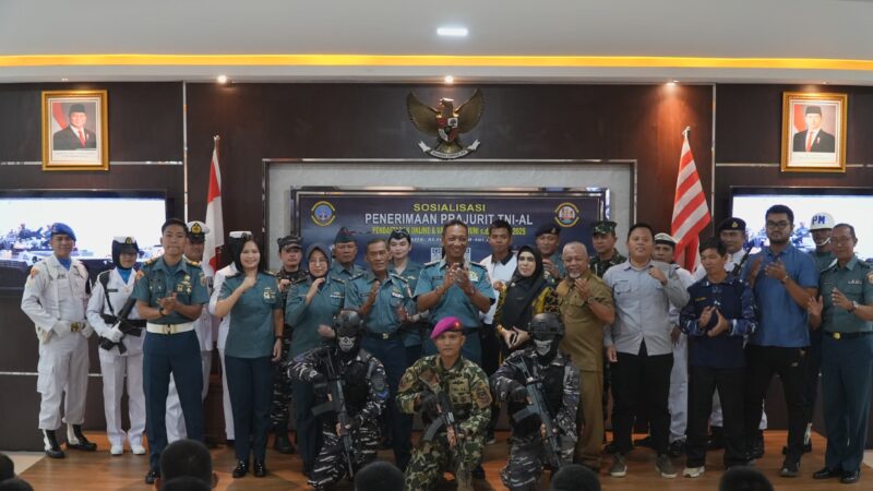 Lanal Palembang Gelar Sosialisasi Penerimaan Prajurit TNI AL Tahun 2025