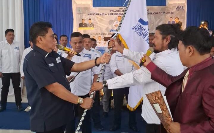 Ketua JMSI Sumut Lantik Pengurus JMSI Tabagsel, Ucok Rizal Pimpin Kepengurusan Baru