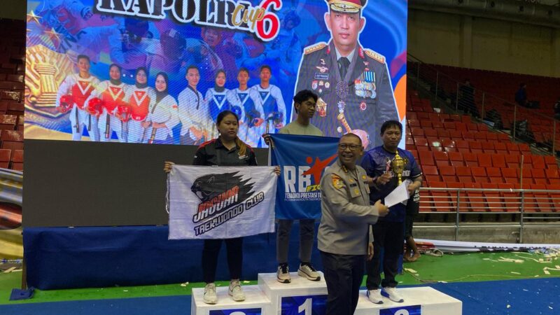 Kontingen Polda Jabar Raih Juara Umum III di Kejuaraan Taekwondo Kapolri Cup 6 Tahun 2025