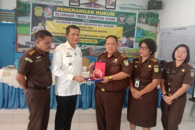 Kejati Sumut Sosialisasi Bahaya Penyalahgunaan Narkoba dan Penggunaan Medsos agar Terhindar dari Jerat Undang-Undang ITE