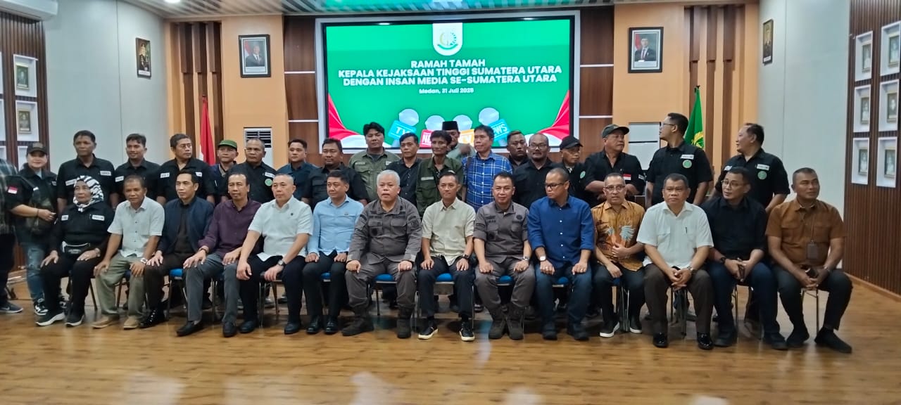 Ramah Tamah Kejatisu dan Wartawan, Jalin Komitmen Baru Bangun Sinergi Penegakan Hukum di Sumatera Utara