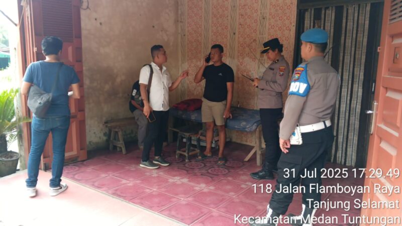Polsek Medan Tuntungan Tindaklanjuti Aduan Warga soal Judi Tembak Ikan dan Narkoba