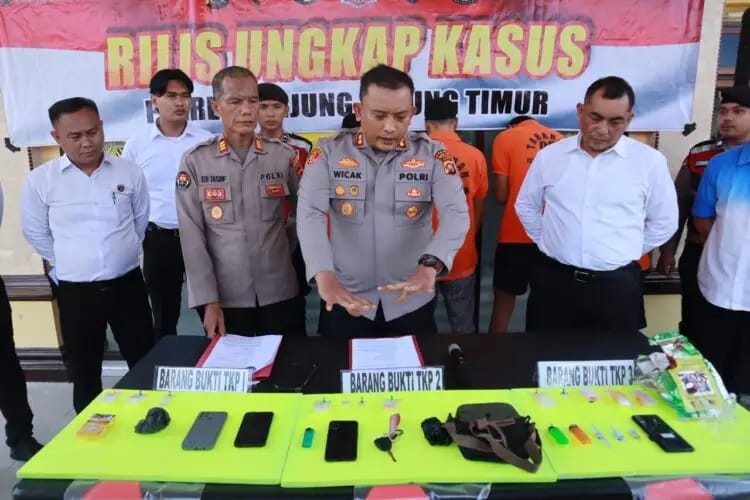 Satresnarkoba Polres Tanjabtim Polda Jambi Berhasil Ungkap Dua Kasus Peredaran Narkoba 