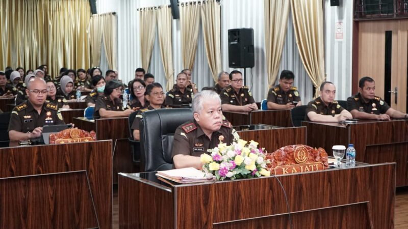 Buka Rapat Evaluasi Capaian Kinerja Kejaksaan Republik Indonesia Semester I Tahun 2025