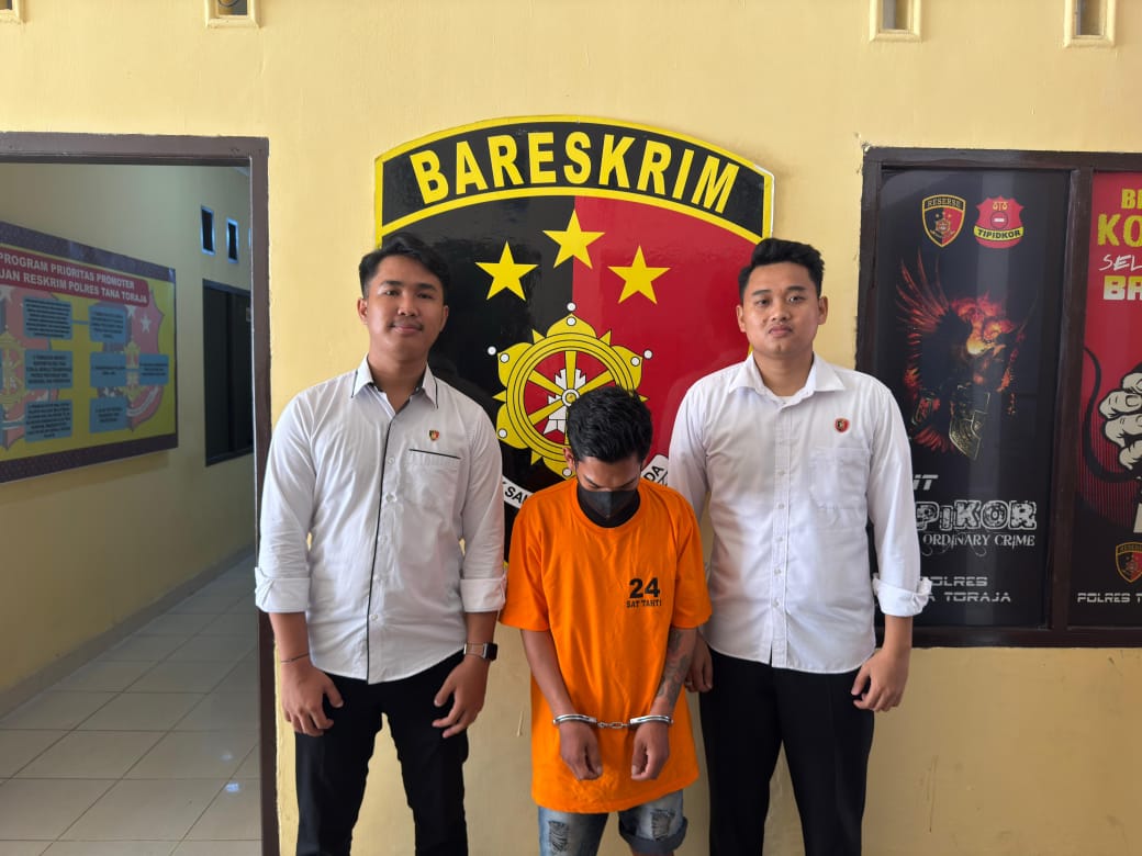 Sat Reskrim Unit Resmob Polres Tator, Amankan Seorang Terduga Kasus Penipuan