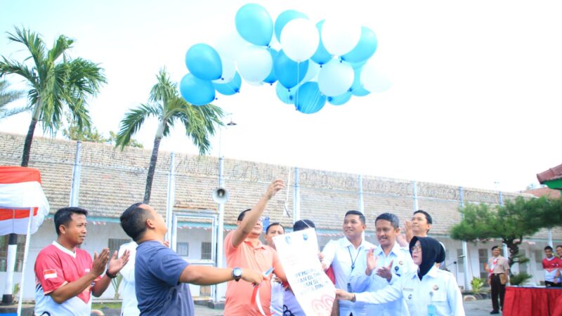 Semarakkan HUT Kemerdekaan RI.Ke-80, Kalapas Banyuwangi Buka Pekan Olahraga Bagi Pegawai dan WBP 