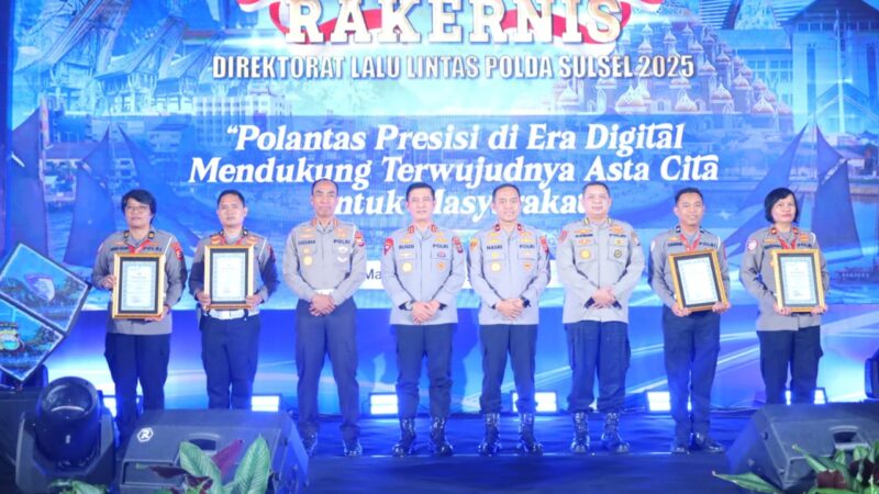 Kapolda Sulsel Buka Rakernis Fungsi Lantas T.A. 2025, Dorong Polantas Presisi di Era Digital