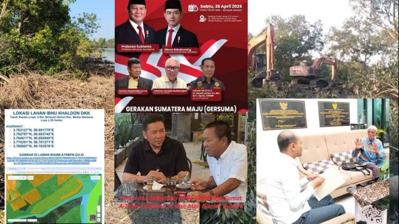 GERSUMA Sumut akan Lapor ke Kejati Sumut Dugaan 23 SHM Dibiayai Negara di Lahan Diakui Milik Ibnu Haldun DKK di Belawan Bahari