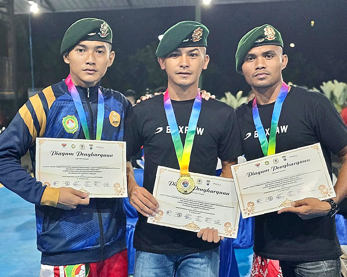 Tiga Prajurit Yonif 509 Kostrad,Raih Kemenangan KO di Kejuaraan Tinju Tropi DPRD & Kapolresta Banyuwangi