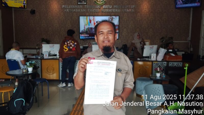 FKSM Lapor ke Kejatisu,Harli Siregar Dinilai,Bisa Tuntaskan Kasus Dugaan Beralihnya Aset Perumahan IKIP ke Swasta Senilai 1,3 Triliun