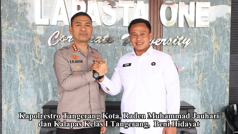 Lapas Kelas I Tangerang Terima Kunjungan Kerja Kapolres Metro Tangerang