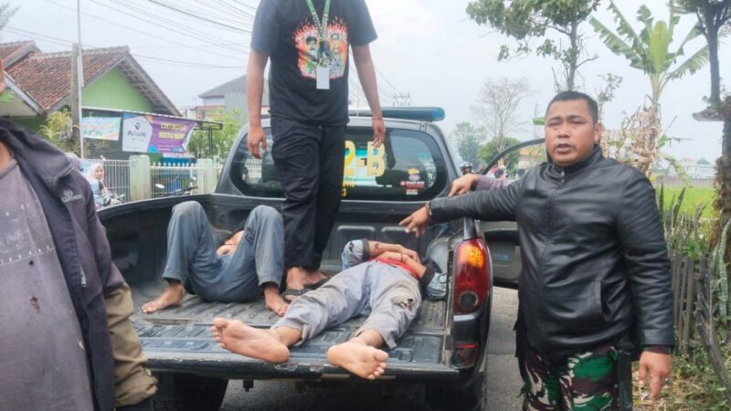 Polisi Evakuasi Laka Tunggal, Sepeda Motor Oleng, Dua Pelajar Tabrak Pagar