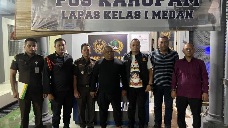 Divonis 16 Bulan, Kejari Binjai Eksekusi Samsul Tarigan