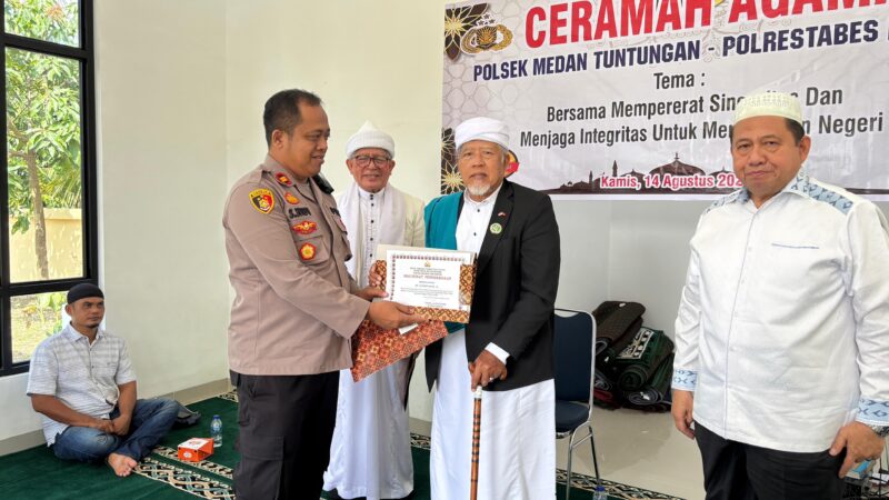 Pererat Sinergitas, Polsek Medan Tuntungan Gelar Ceramah Lintas Agama dengan Tokoh Masyarakat