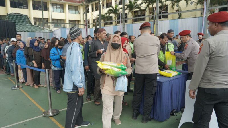 Hari Terakhir Gerakan Pangan Murah Polda Jabar Diserbu Masyarakat