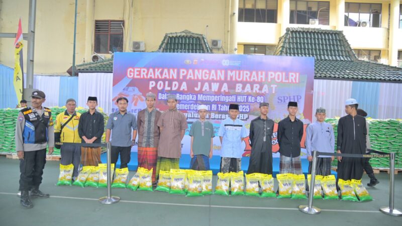 Komunitas Pesantren Apresiasi Kapolda Jabar atas Gerakan Pangan Murah, Dalam Rangka Memperingati HUT ke-80 RI