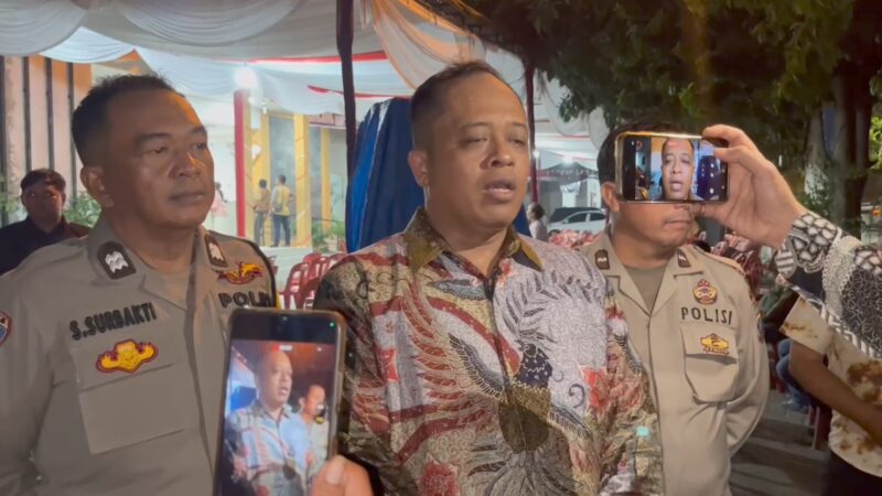 Malam Resepsi Kenegaraan HUT ke-80 RI di Medan Tuntungan, Kapolsek Ajak Warga Jaga Persatuan