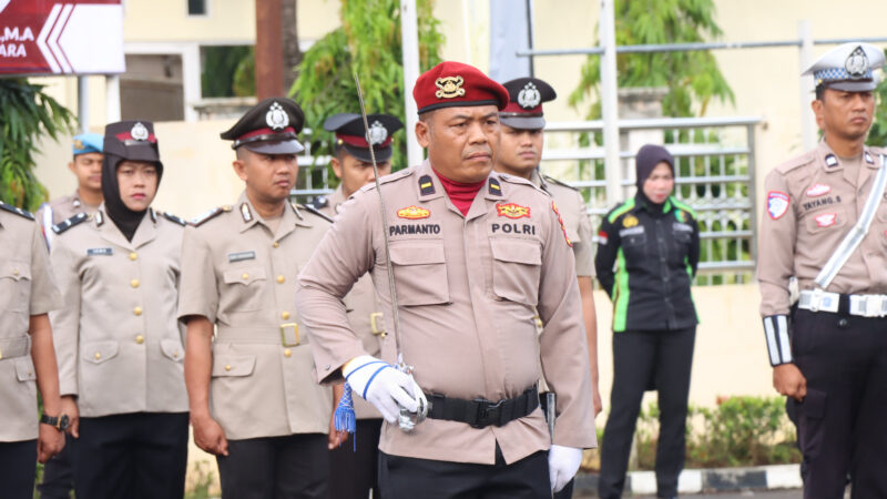 Polres HSU Gelar Upacara Hari Juang Polri Perdana, Kobarkan Semangat Juang Menuju Indonesia Maju