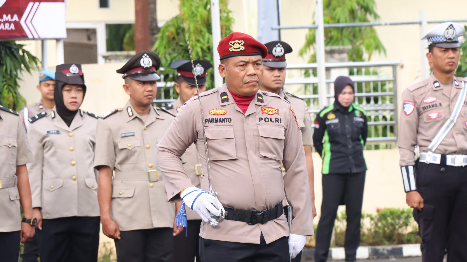 Polres HSU Gelar Upacara Hari Juang Polri Perdana, Kobarkan Semangat Juang Menuju Indonesia Maju