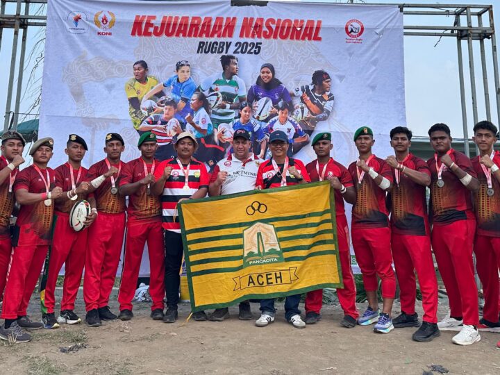 Dua Personel Polda Aceh Raih Medali Perak dalam Kejurnas Rugby di Yogyakarta