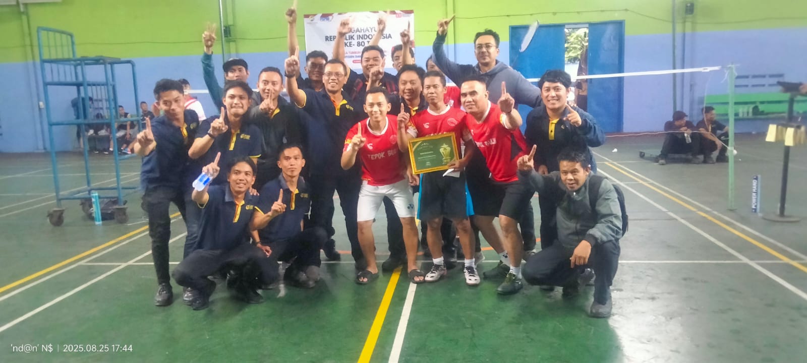 Turnamen Badminton Antar Departemen Usai, FO Raih Gelar Juara Pertama