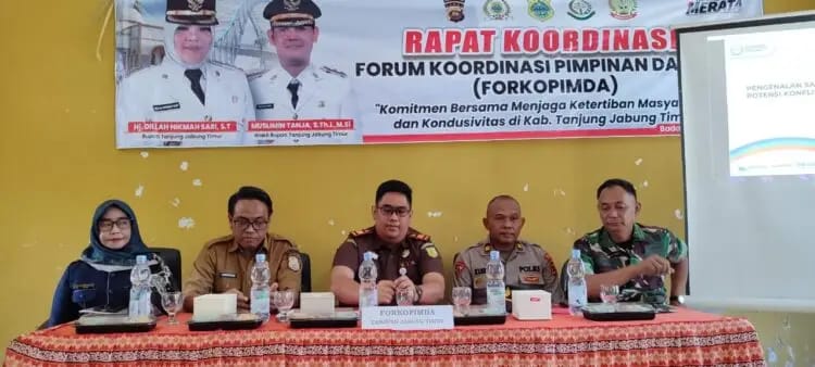 Kesbangpol Tanjabtim Gelar Rapat Koordinasi Penanganan Konflik Antara Manusia dan Satwa Liar 