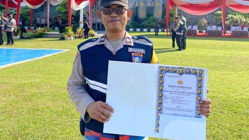Aipda Tulus Ade Setiawan, Polisi Sanga Desa Kembali Ukir Prestasi Gemilang