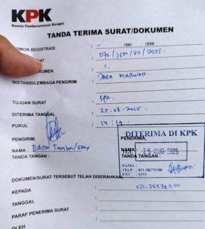 OTT KPK, Jaga Marwah Desak KPK Panggil Ketua DPRD Sumut Terkait Pergeseran APBD 2025 